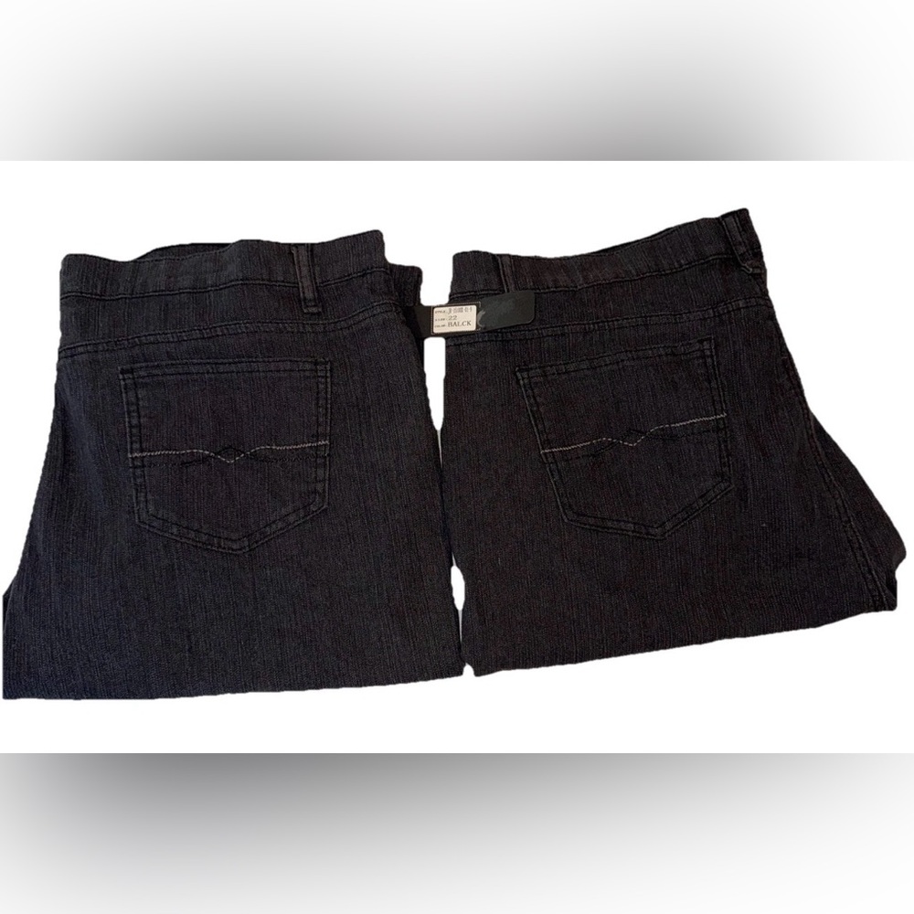 Joy Relation Women’s Jeans Size 22 Black Lot Of 2 Skinny Fit